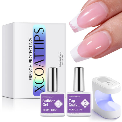 BTARTBOXNAILS Builder Gel Set with lamp and products