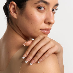 BTARTBOXNAILS French Tip Press On Nails packaging with product details