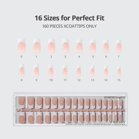 BTARTBOXNAILS press on nails displayed on a table