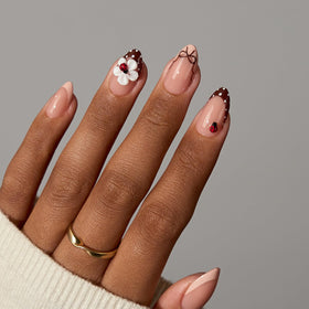 BTArtboxnails Skin Tone French Tip Press On Nails packaging