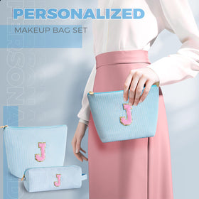 Btffitting smaller makeup bag with handle