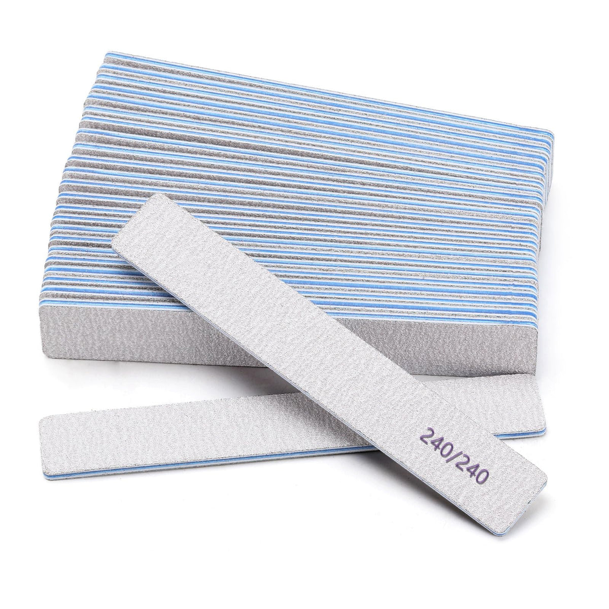 BTYMS 25 Count Nail Files 240/240 Grit front view