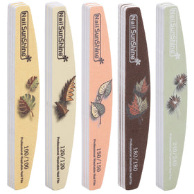 BTYMS 25 Pieces Nail Files and Buffers Set front view