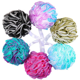 BTYMS Large Loofahs Shower Sponge Set in assorted colours