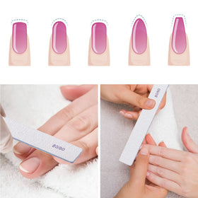 BTYMS nail file packaging showing product details