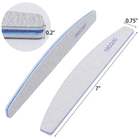 BTYMS Nail Files 180 grit side close-up
