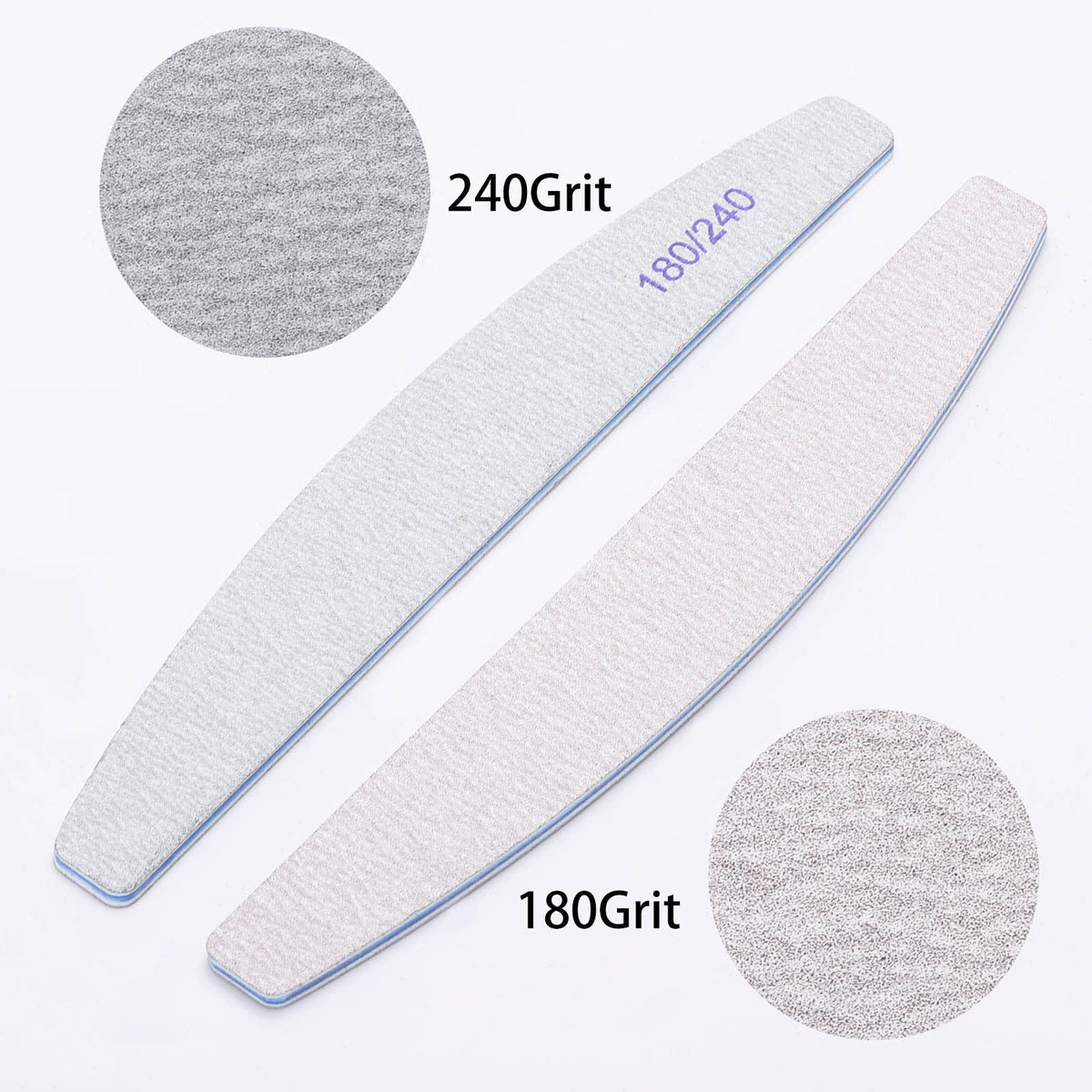 BTYMS Nail Files 240 grit side close-up