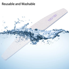 BTYMS nail files being used on natural nails
