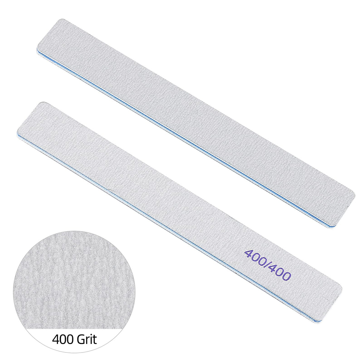 BTYMS nail files showing the rectangle shape and grit