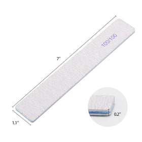 BTYMS Rectangle Nail Files 25 pieces set