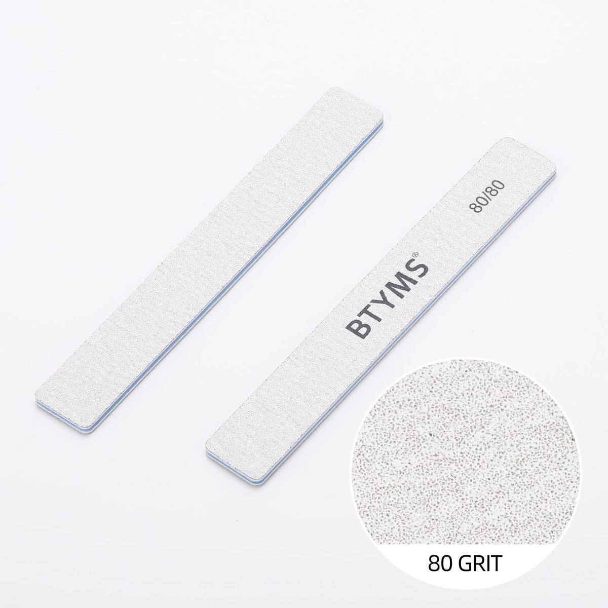 BTYMS Rectangle Nail Files in packaging
