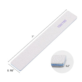 BTYMS rectangle nail files showing double sided design