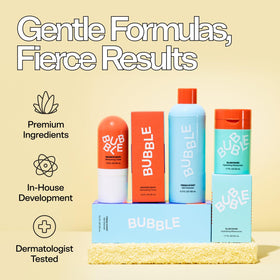 Bubble Skincare Cloud Surf Water Cream application on skin