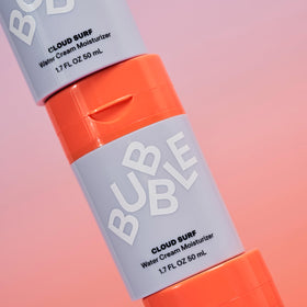 Bubble Skincare Cloud Surf Water Cream on a clean surface