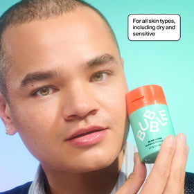 Bubble Skincare Slam Dunk Hydrating Face Moisturiser application on skin