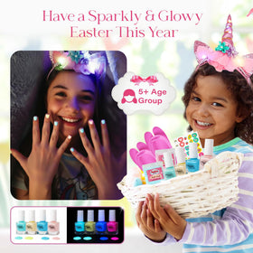 Bubbly Girlz Kids Spa Day Kit packaging with QR code for printable extras