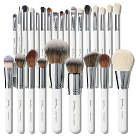 Bueart Design 32Pcs PRO Goat Hair Makeup Brushes Set front view