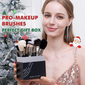 Bueart Design makeup brushes with labelled numbers for easy identification