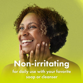 Buf-Puf Body Sponge being used in a shower