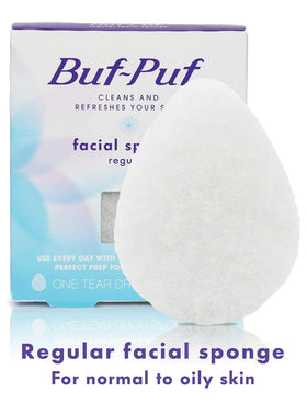 Buf-Puf Facial Sponge packaging side view