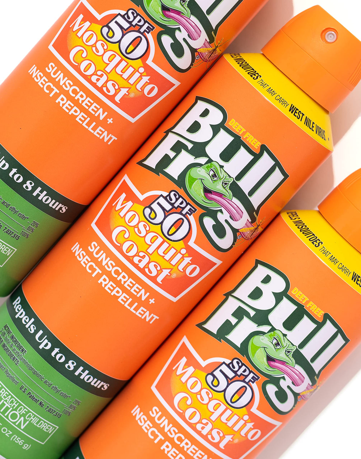 Bullfrog Mosquito Coast Sunscreen SPF50 side view with label details