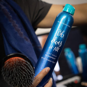 Bumble and bumble. Does It All Light Hold Hairspray fine mist application