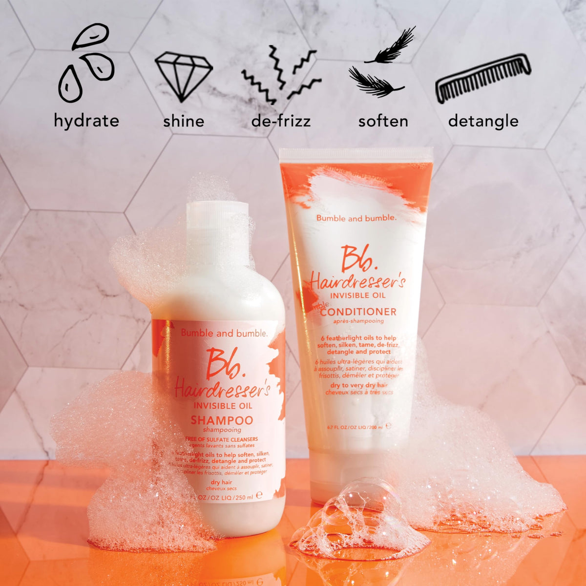 Bumble and bumble. Hairdresser's Invisible Oil Conditioner bottle
