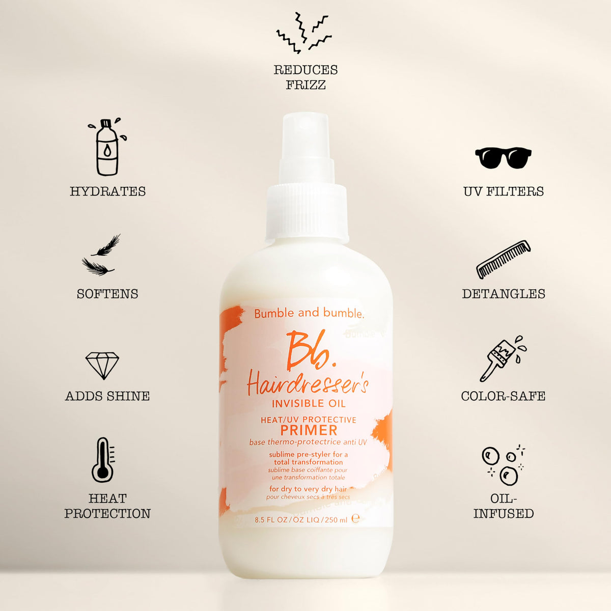 Bumble and bumble. Hairdresser's Invisible Oil Shampoo bottle