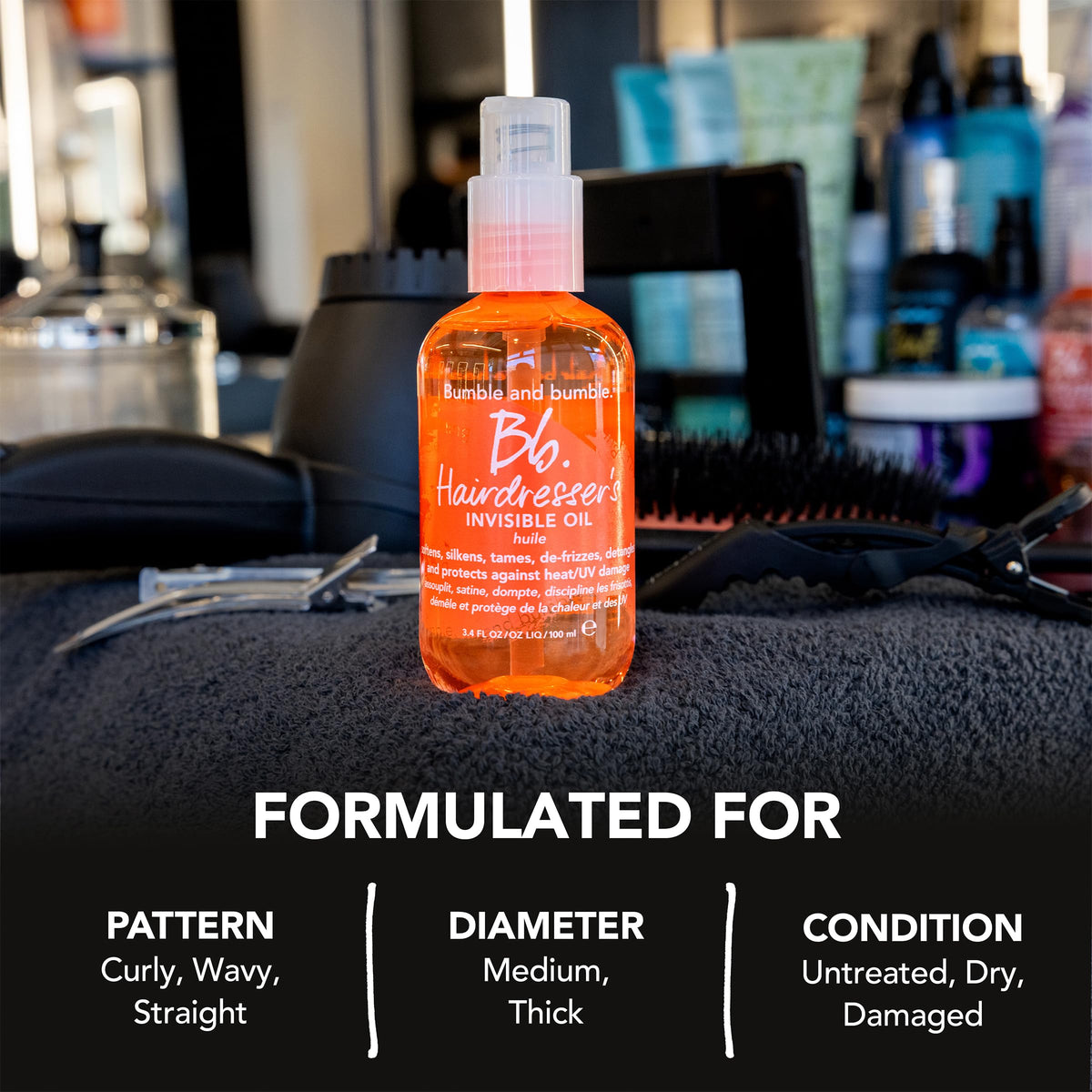 Bumble and bumble. Hairdresser's Invisible Oil with tropical flowers