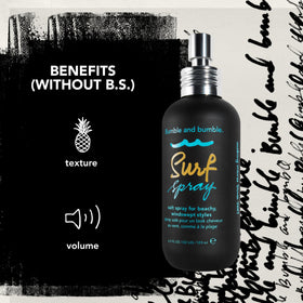 Bumble and bumble. Surf Sea Salt Spray texture close-up