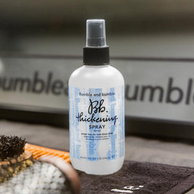 Bumble and bumble. Thickening Blow-Dry Prep Spray 2 Fl Oz packaging