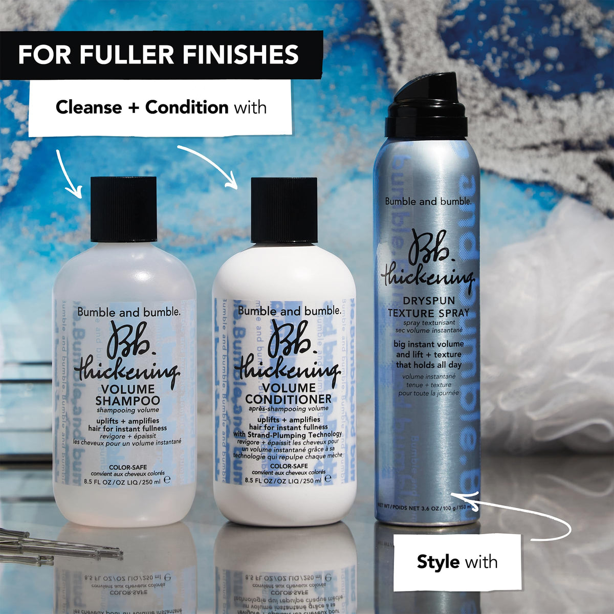Bumble and bumble. Thickening Dryspun Texture Spray 3.6oz ingredients list