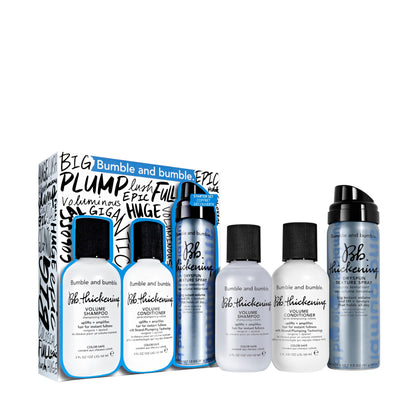 Bumble and bumble. Thickening Travel-Size Hair Set packaging front view