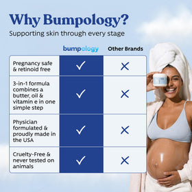 Bumpology Bump Butter 4 oz in a lifestyle setting