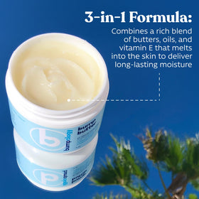 Bumpology Bump Butter 4 oz open showing creamy texture