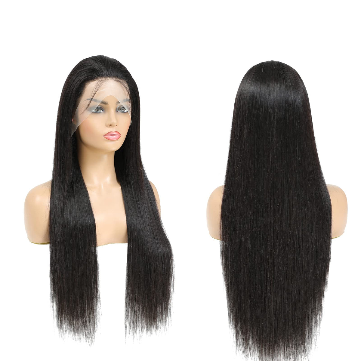 bunGiol Straight Lace Front Wig packaging display