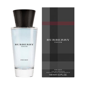 BURBERRY Touch For Men Eau de Toilette clear glass bottle front view