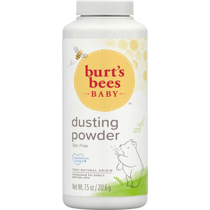 Burt's Bees Baby Dusting Powder 7.5 oz front view