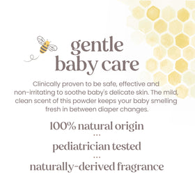 Burt's Bees Baby Dusting Powder in diaper bag