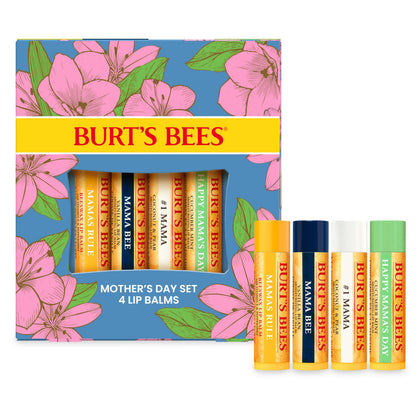 Burt's Bees Beeswax Bounty Lip Balm Set with four flavours