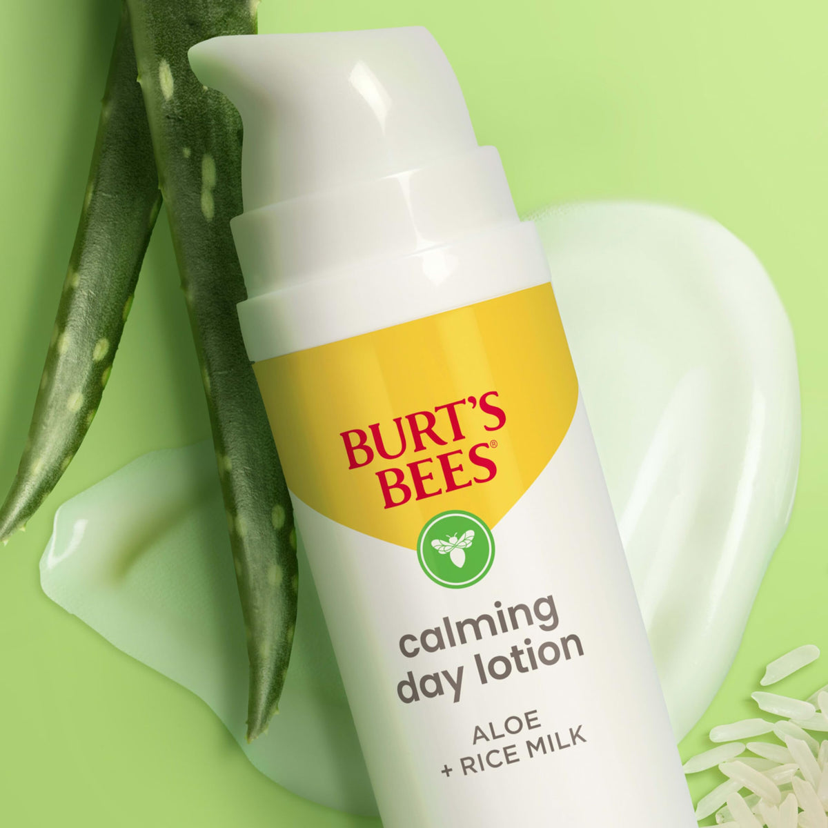 Burt's Bees Calming Day Face Lotion 1.8 oz in a skincare routine