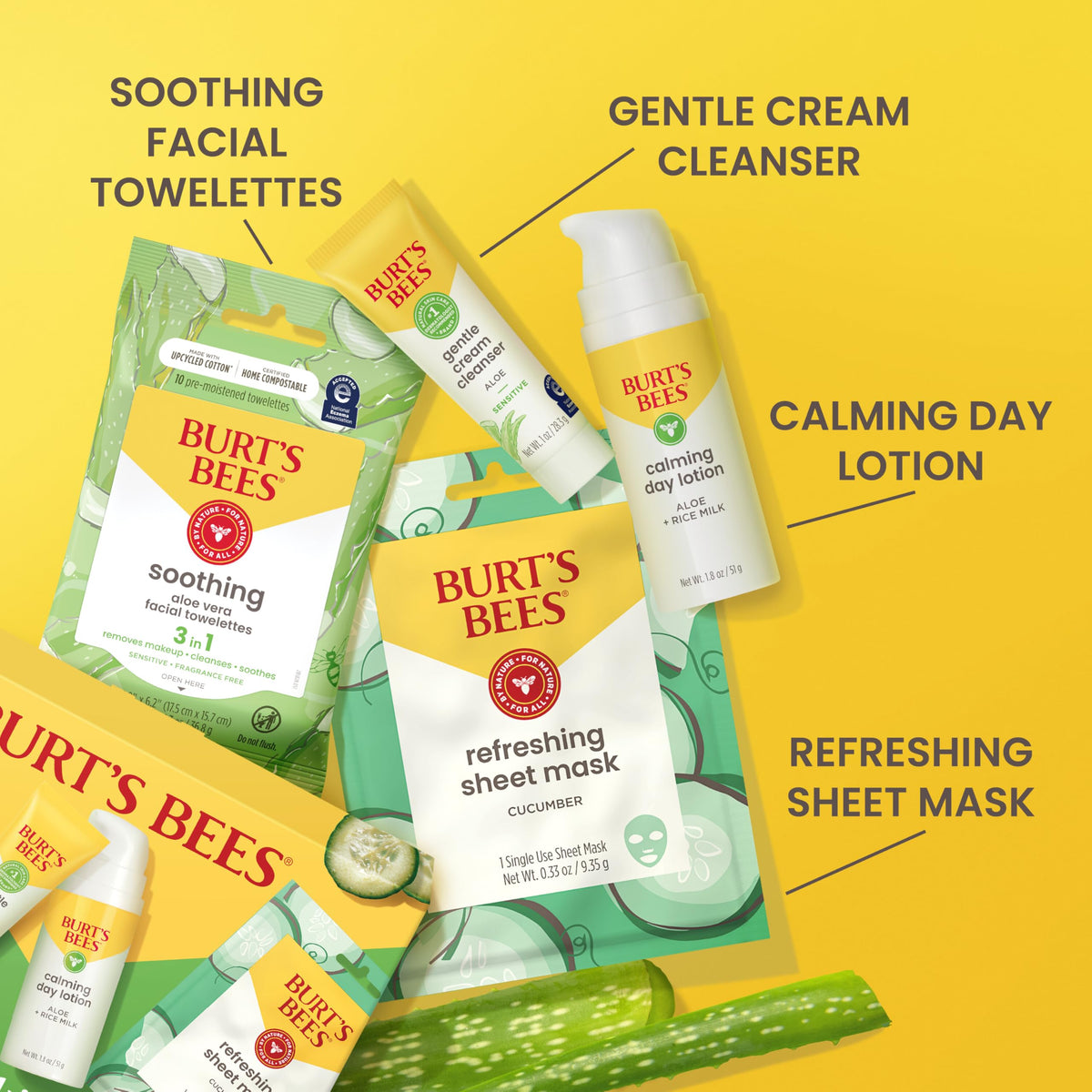 Burt's Bees Gentle Cream Cleanser 1 oz bottle