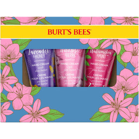 Burt's Bees Hand Cream Trio with natural ingredients