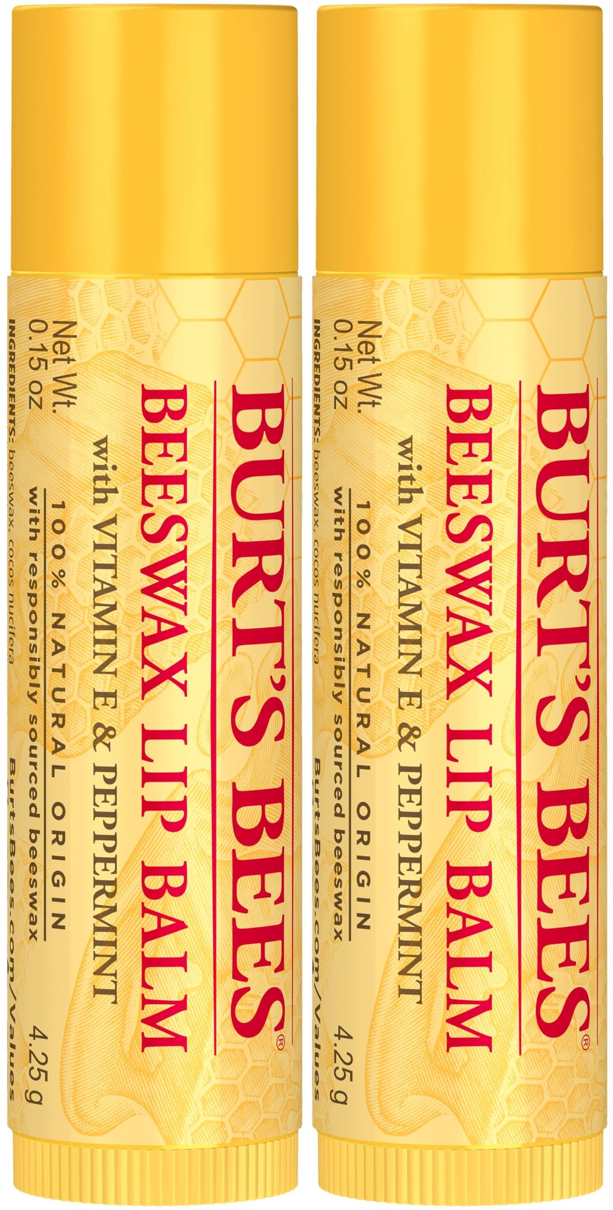 Burt's Bees Lip Balm in a pocket for convenience