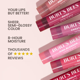 Burt's Bees Lip Tint Balm Fiery Red Dahlia packaging