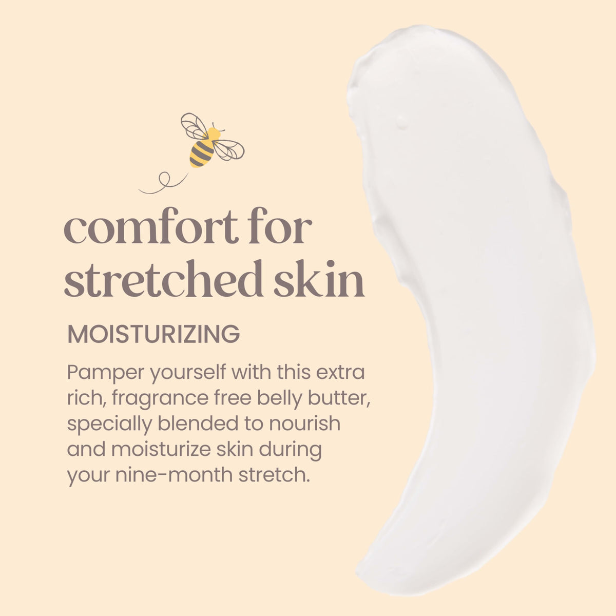 Burt's Bees Mama Belly Butter 240g jar side view