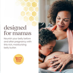 Burt's Bees Mama Belly Butter in a bathroom setting