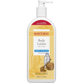 Burt's Bees Milk & Honey Body Lotion 12 Oz front view