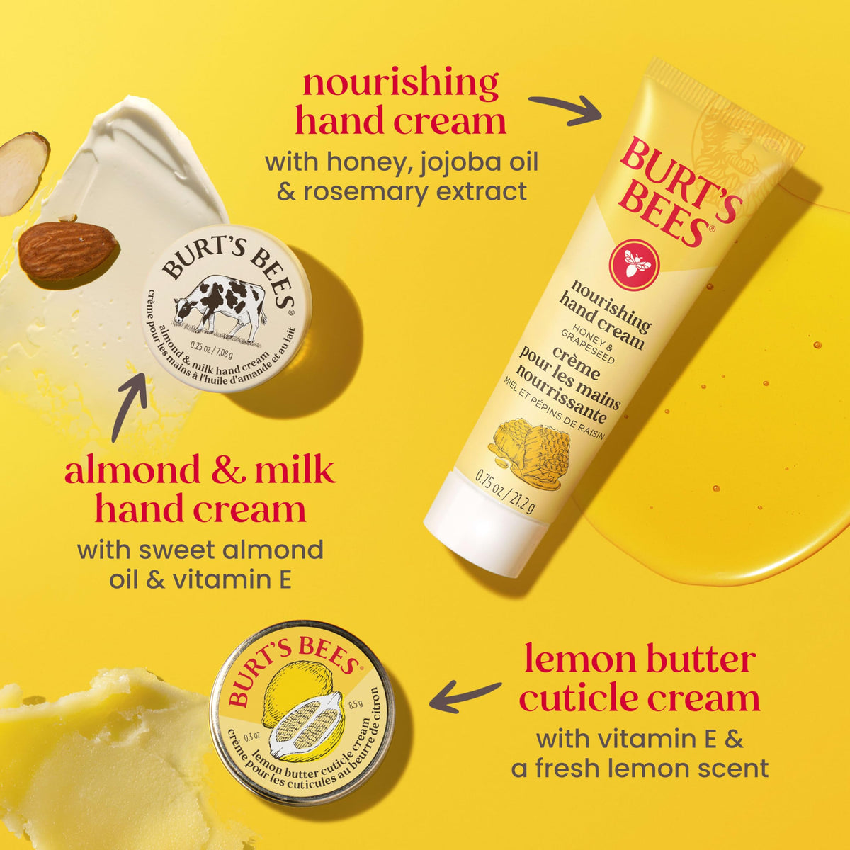 Burt's Bees Nourishing Hand Cream tube