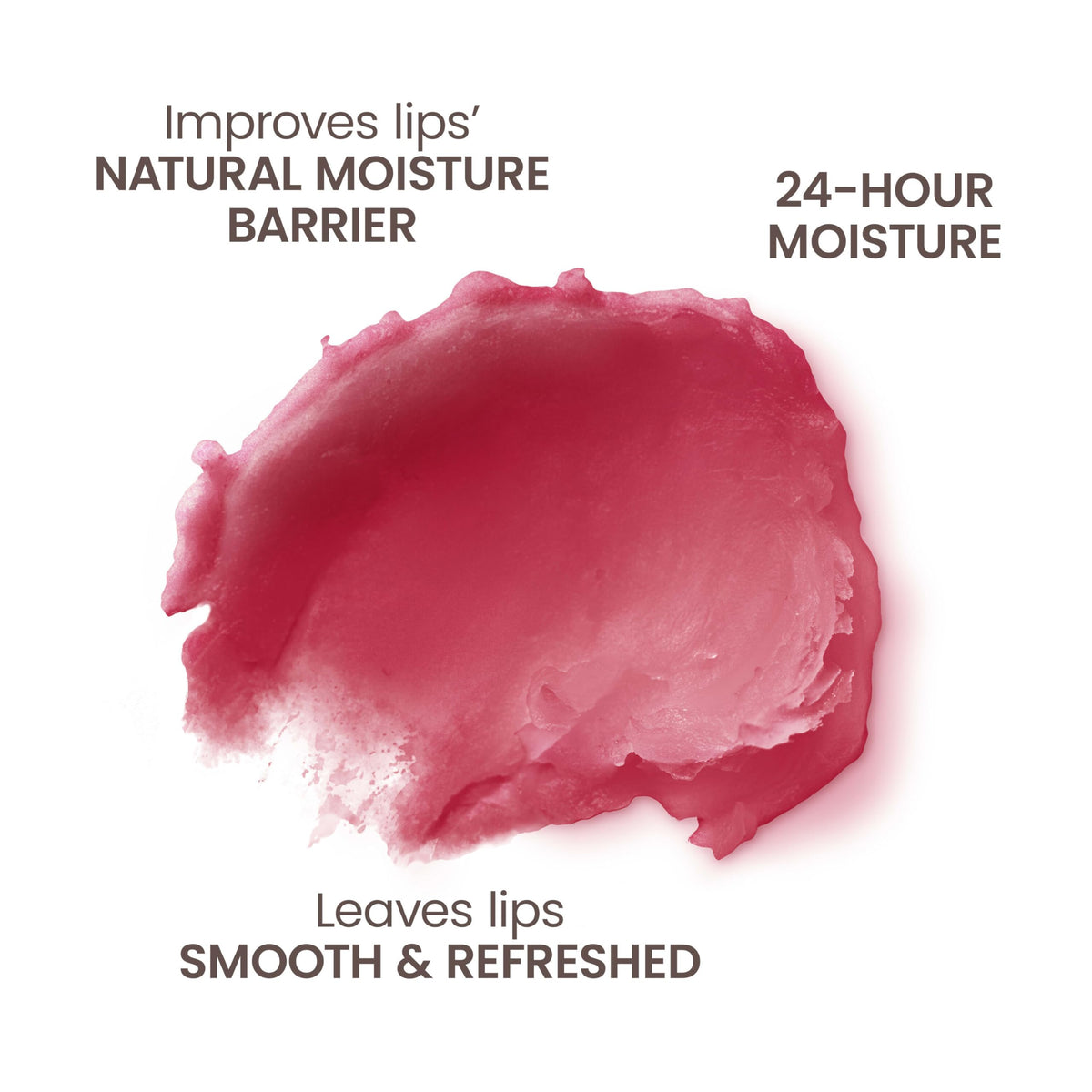 Burt's Bees Pomegranate Lip Balm applied on lips